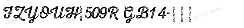 FZYOUH_509R GB1 4字体转换 FZYOUH_509R GB1 4字体转换